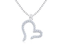 Heart Silver Necklaces SPE-5752